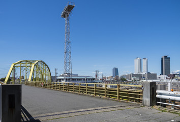 向野橋と名駅高層ビル群