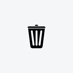 Trash bin icon