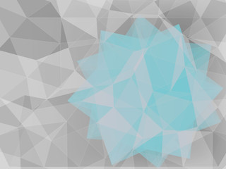 blue star geometric abstract background