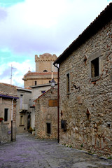 Montalbano elicona - small town in the province of Messina