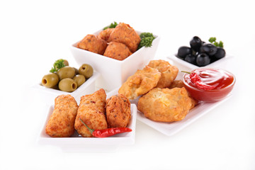 assortment of appetizers