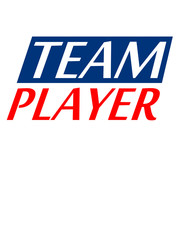 Team Player Cool Text Logo