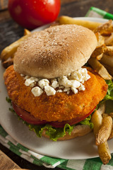 Homemade Buffalo Chicken Sandwich