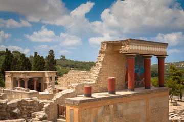 Knossos palace at Crete