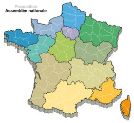 France - Redécoupage régional (Vote Ass. Nat.)