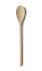 Wooden spoon with clipping path