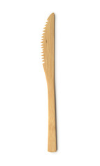 Wooden knife with clipping path