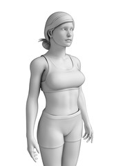 Fototapeta premium Female body artwork