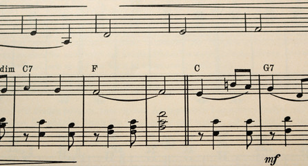 Old Music Sheet