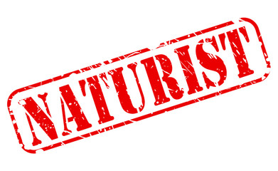 NATURIST red stamp text