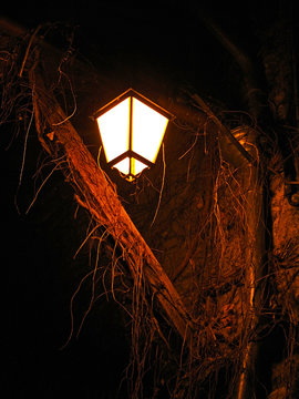haunted house lantern