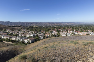 Fototapeta na wymiar Simi Valley California Neighborhood