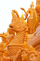 Candle festival in Thailand