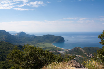Sea Coastline Landscape in Montenegro