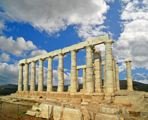 poseidon temple - sounio cape - greece