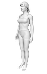 Female body artwork