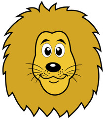 the face of a lion