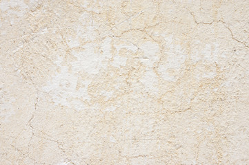 Weathered whitewashed wall