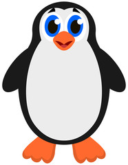 a cute emperor penguin