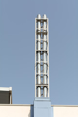 Aluminum chimney stack