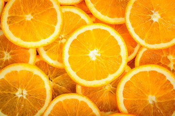 Orange slices for background, texture