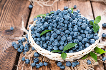 Fresh harvested Blueberries