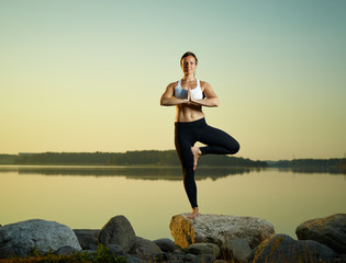 Yoga in the morning