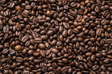coffee beans close-up