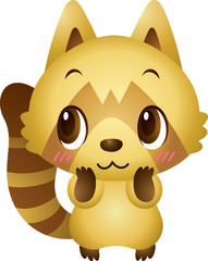 アライグマキャラクター