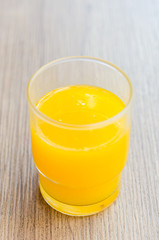 Orange juice glass