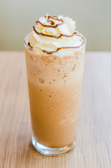 Mocha coffee frappe