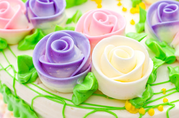 Flower cakes