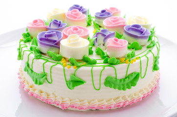Flower cakes