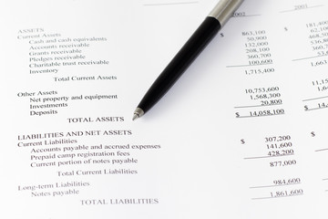 Obraz premium business financial analyze assets