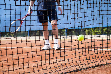 playing tennis, roland garros court type