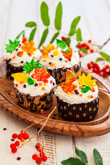 Autumn cupcake