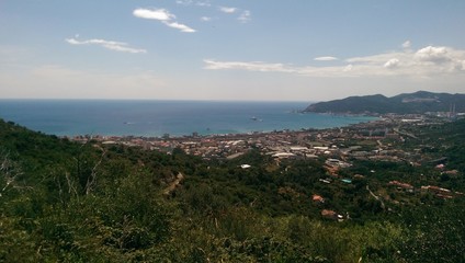 Fototapeta na wymiar Typical Liguria landscape