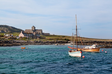 Approaching Isle of Iona from the sea