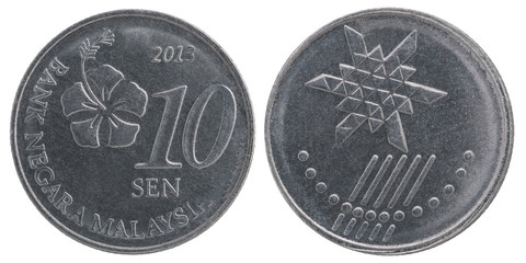 Malaysian sen coin