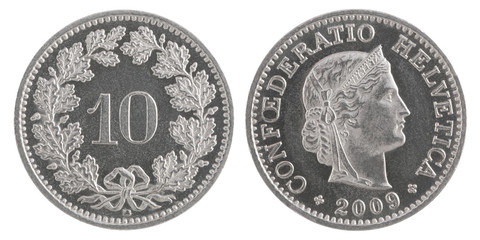 ten francs coin