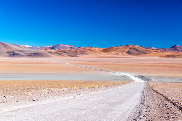 Barren and Colorful Landscape