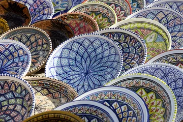 Foto op Canvas traditionele Tunesische keramiekmarkten tunesië © lester120