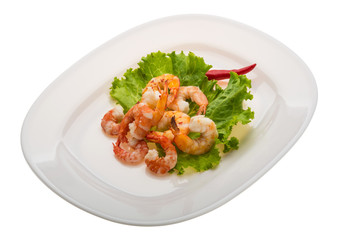 Unshelled king prawn