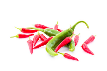 Peperoncini rossi e verdi