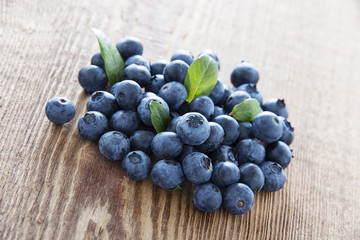 Fresh blueberries