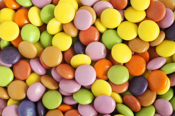 Fototapeta na wymiar Sugar coated candy or sweets