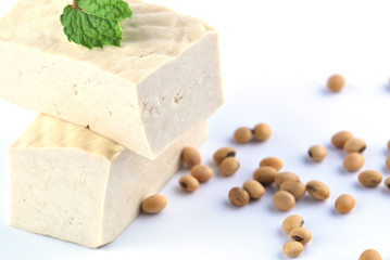 tofu and soy beans