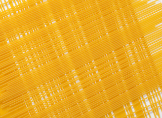 texture of pasta spaghetti with crass shape - obrazy, fototapety, plakaty