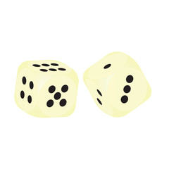 White dice