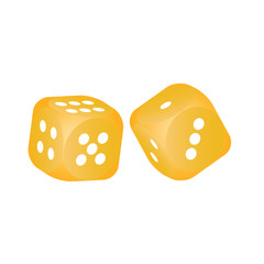 Orange dice